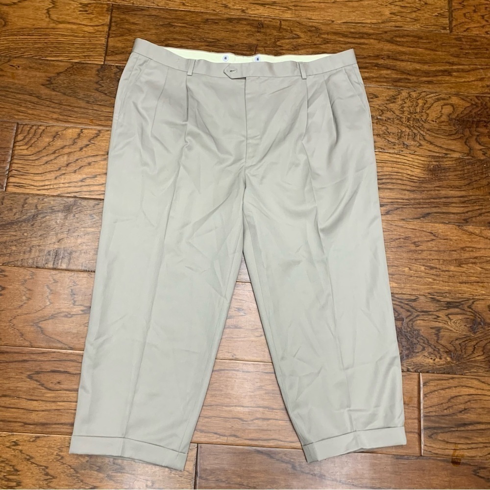 Joseph And Feiss Mens Tan Dress Pants